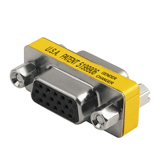 VGA Female to Female Joiner 15 Pin: Ultra Compact Design with Minimal Signal Loss VGA Female to Female Joiner 15 Pin: Ultra Compact Design with Minimal Signal Loss